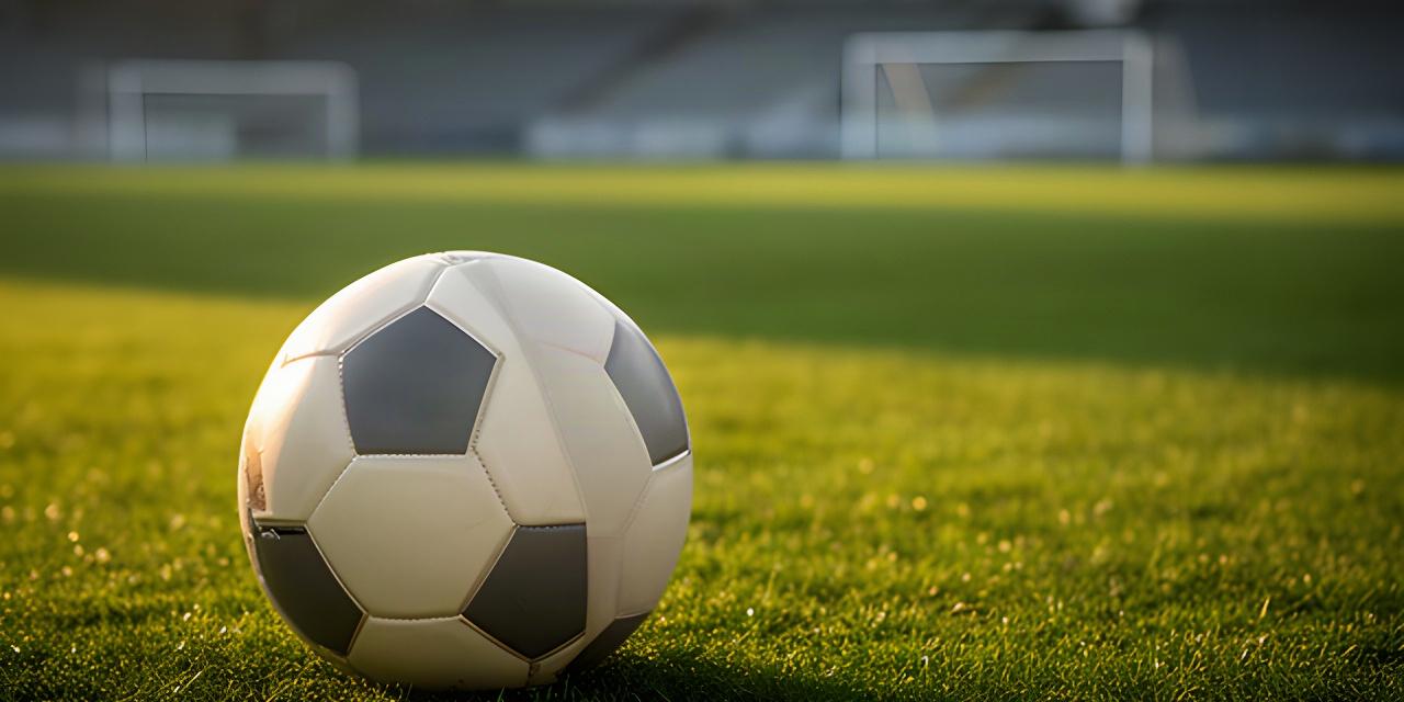 Balón oficial sobre césped natural preparado para una jornada de liga local